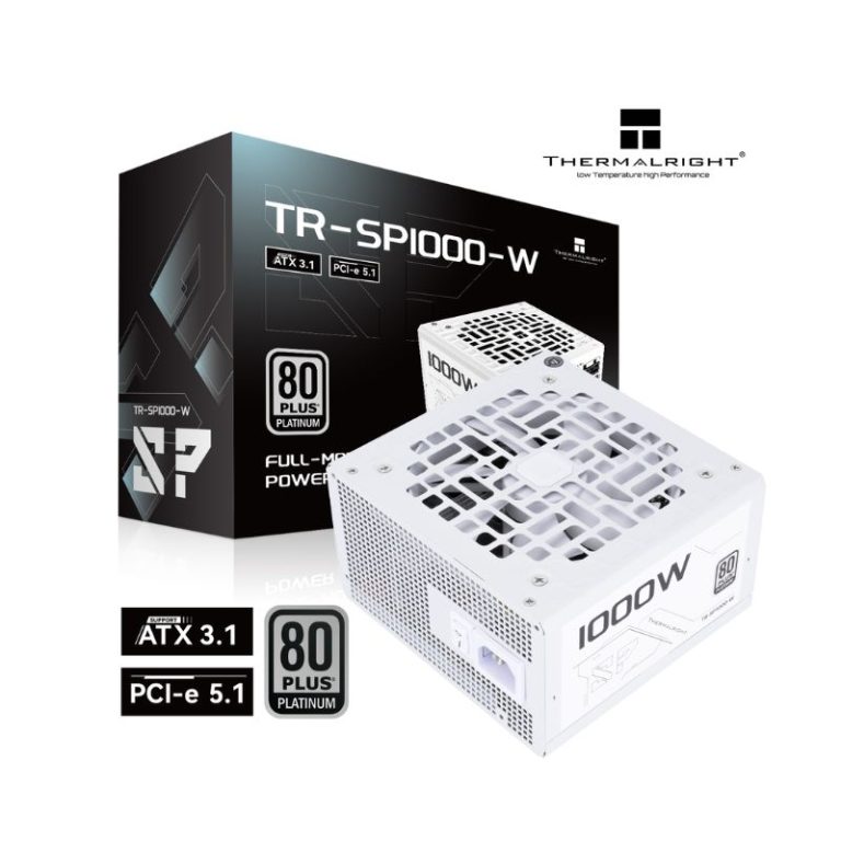 Thermalright TR-SP1000 1000W 80+ Platinum Full-Modular Power Supply - White