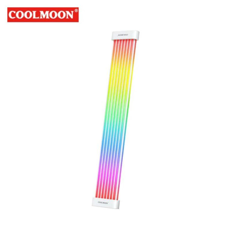 COOLMOON C200EX ARGB 24-Pin PC Motherboard Extension - White