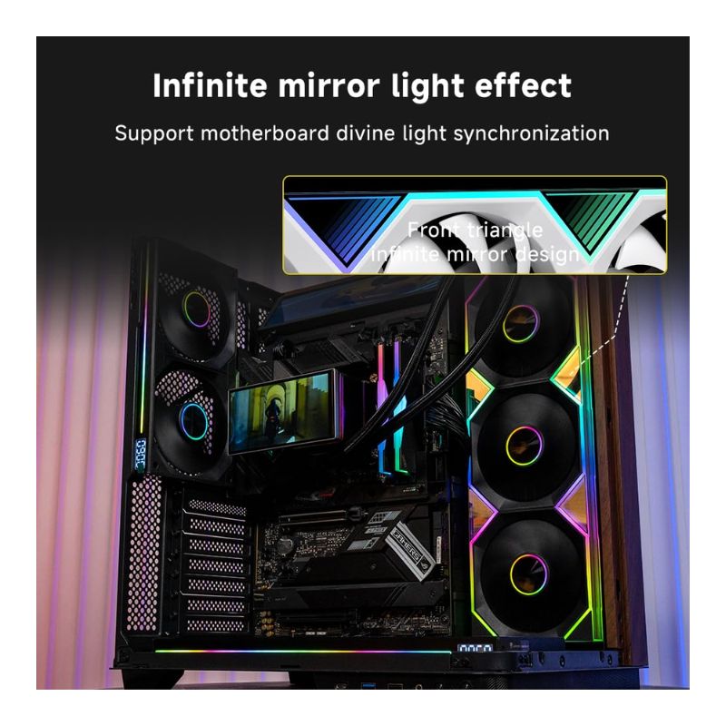 360mm ARGB Infinity Mirror Fan