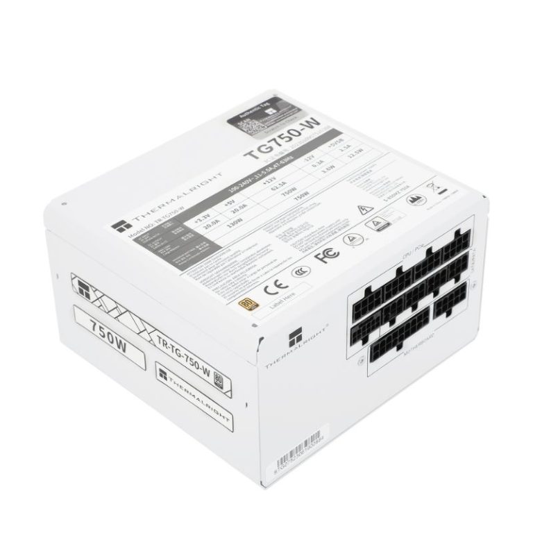Thermalright TR-TG750S-W 750W 80+ Gold Non-Modular Power Supply - White