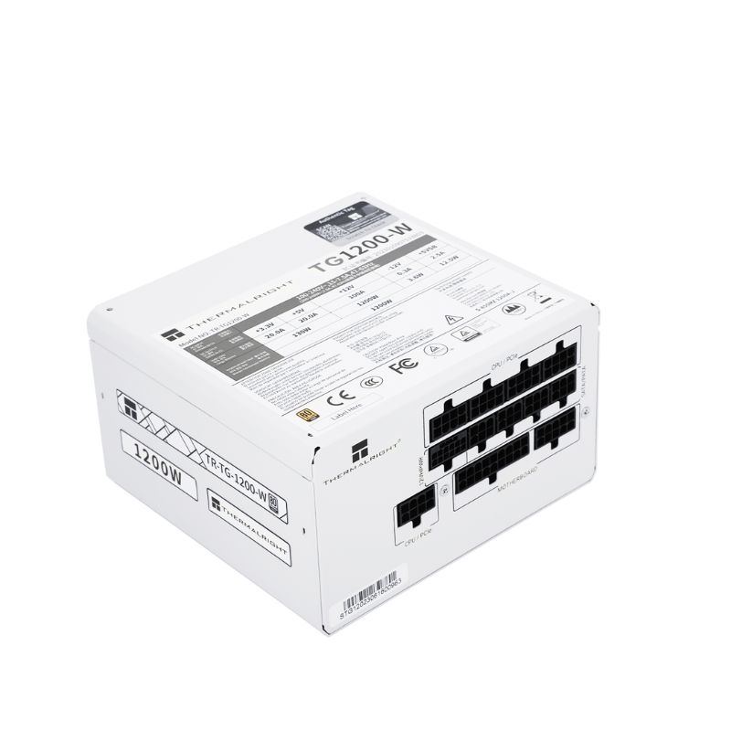 Thermalright TR-TG1200-W 1200W Gold 80+ Full Moduler Power Supply - White