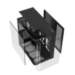 Jungle Leopard AC-01 Curved Mid Tower ATX Case (Without Fans) – Black