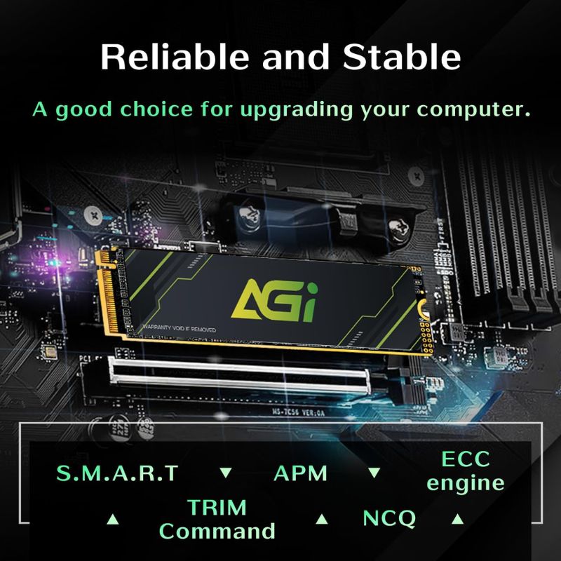 AGI AI818 1TB PCIe NVMe M.2 Gen4x4 SSD