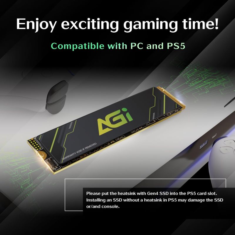 AGI AI818 1TB PCIe NVMe M.2 Gen4x4 SSD