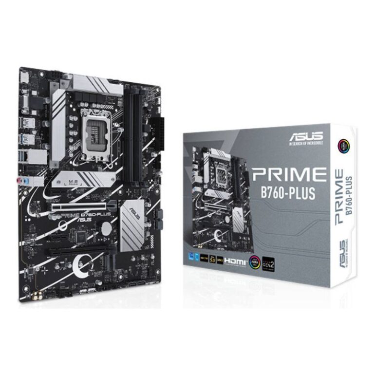 ASUS Prime B760-PLUS ATX Motherboard - Intel LGA 1700, B760, DDR5, PCIe 5.0
