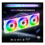 Jungle Leopard Interstellar V3 ARGB 120mm Reversible (3-Pack Fans) – White - Image 3