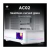 Jungle Leopard AC-02 ATX Mid Tower Gaming Case With LCD Display (Without Fans) – White - Image 2