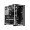 Jungle Leopard AC-01 Curved Mid Tower ATX Case (Without Fans) – Black