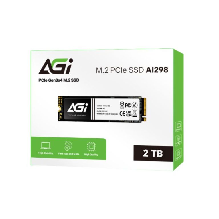 AGI AI298 1TB PCIe NVMe M.2 Gen3 SSD