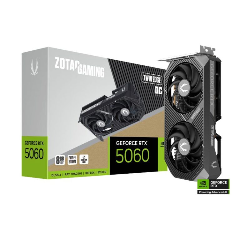 Zotac Gaming GeForce RTX 5060 GDDR7 Twin Edge OC Edition Graphics Card iraq