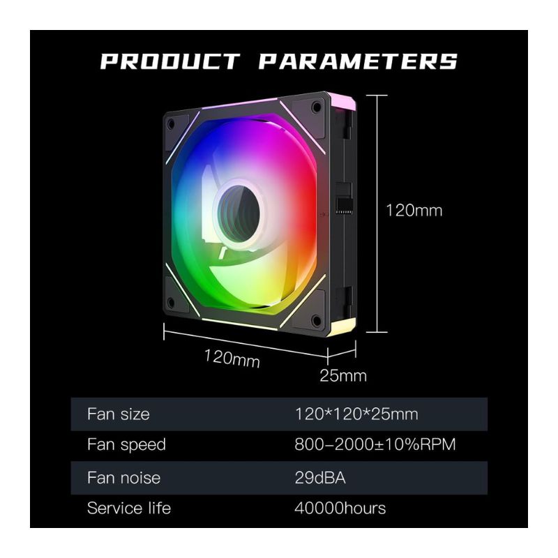 Reversible ARGB Fan 3-Pack