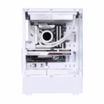 SAMA Neview 3321 ATX Mid Tower Gaming Case (4-ARGB Pre-installed fans & Hub Control) - White