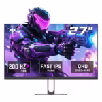 KTC H27T7P 27-Inch 200Hz QHD (2560×1440) Fast IPS Gaming Monitor - 3-Years Warranty