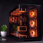 SAMA 2851A ATX Mid-Tower Gaming Case (With 4-ARGB Pre-installed fans & Fan Hub) - Black