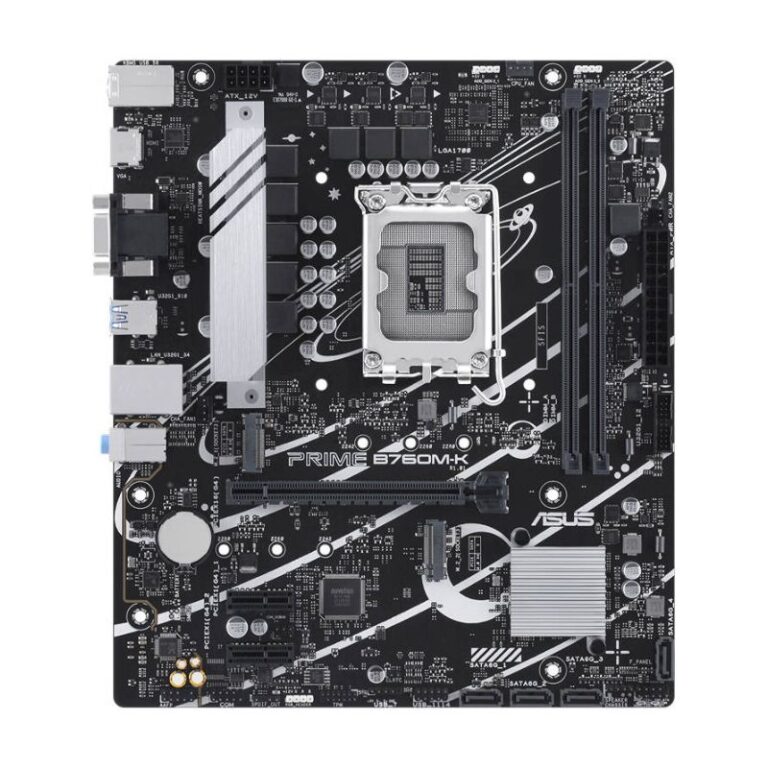 ASUS Prime B760M-K Motherboard - Intel LGA 1700, B760, DDR5, mATX
