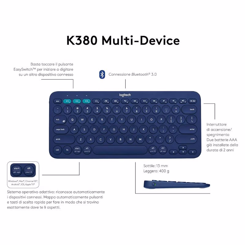 Logitech K380 Bluetooth Keyboard