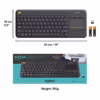 Logitech K400 Plus Wireless Touch Keyboard – Black - Image 5