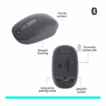 Logitech M196 Bluetooth Wireless Mouse – Black - Image 3