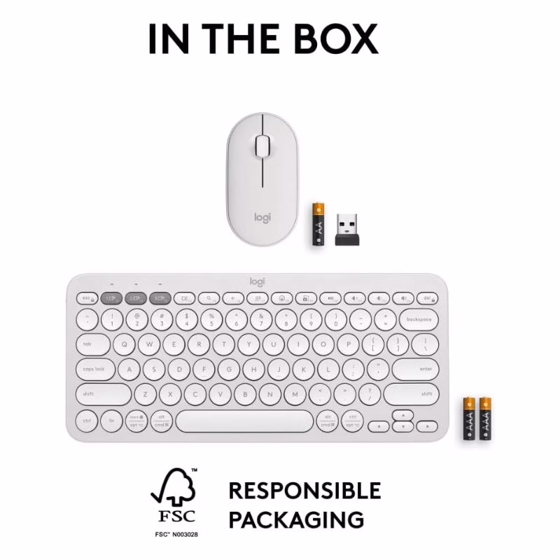 Logitech Pebble 2 Combo White