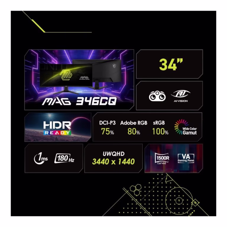 MSI 34-inch Gaming Monitor