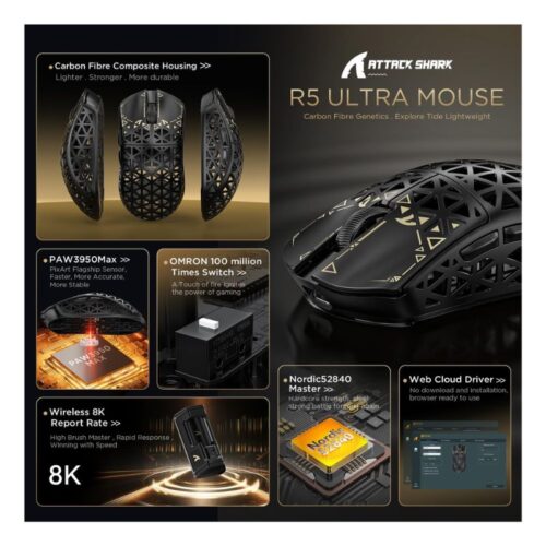 Attack Shark R5 Ultra wireless