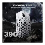Attack Shark R5 Ultra Carbon Fiber 42000 DPI RGB Wireless Gaming Mouse – White - Image 2
