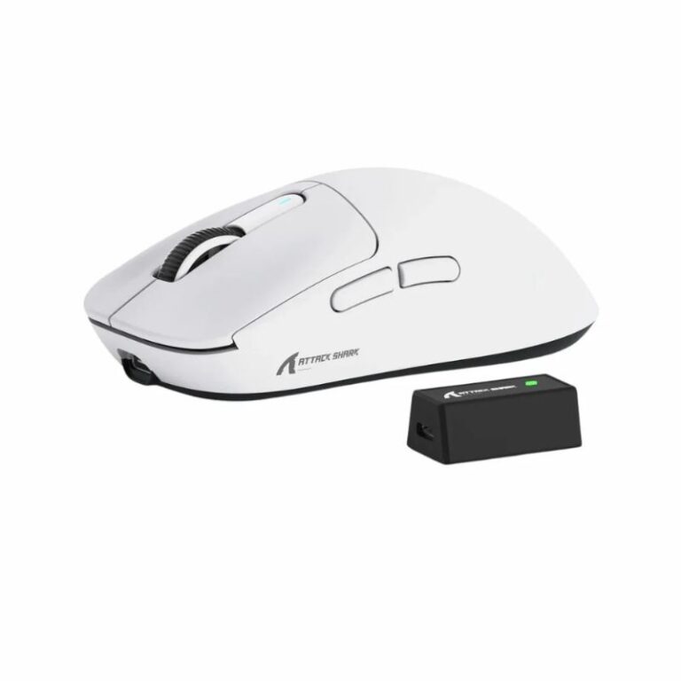 Attack Shark X3 Pro 26000 DPI RGB Wireless Gaming Mouse – White iraq