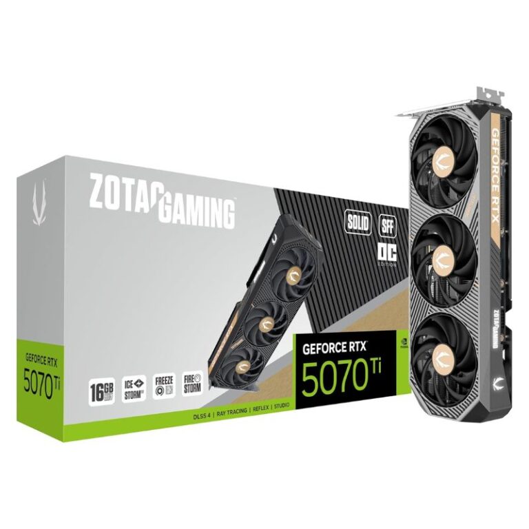 ZOTAC GAMING GeForce RTX 5070 Ti SOLID 16GB GDDR7 OC