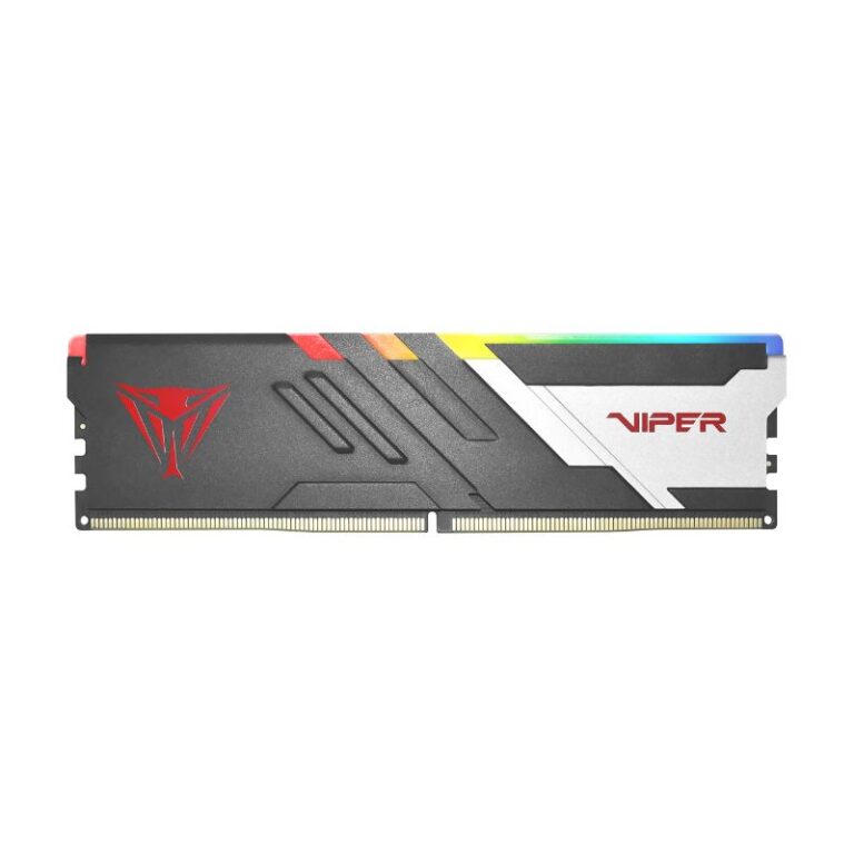 Patriot Viper Venom 16GB (1X16GB) DDR5 6400MHz RGB Desktop Memory – Black