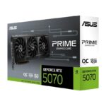 ASUS PRIME GeForce RTX 5070 OC Edition 12GB GDDR6X Graphics Card – Black