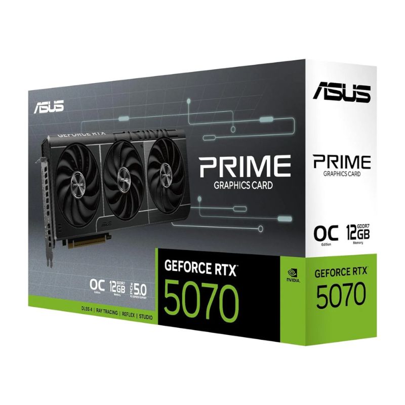 ASUS PRIME GeForce RTX 5070 OC Edition 12GB Graphics Card
