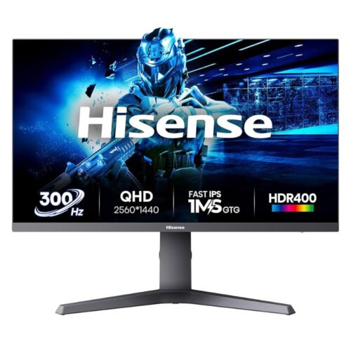 Hisense 27G6Q 27-Inch 300Hz QHD (2560×1440) Fast IPS 1ms GTG Gaming Monitor with FreeSync Premium