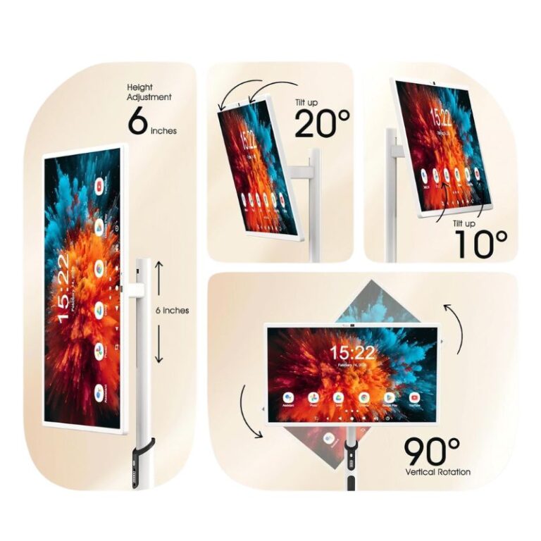 Luminex Lumi-32A - 32-Inch 2K Android 15000mAH Battery Portable Smart Monitor – 3 years Warranty