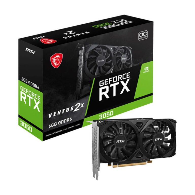 MSI RTX 3050 Graphics Card