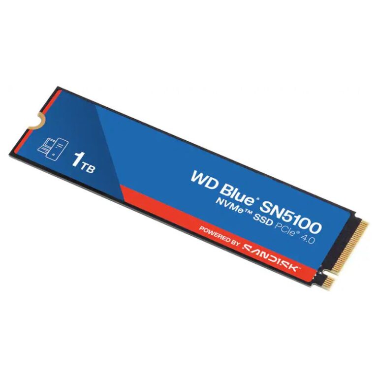 WD Blue SN5100 1TB PCIe Gen4 NVMe M.2 SSD
