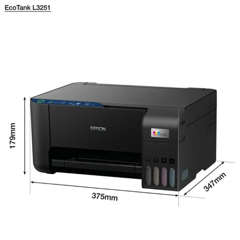 Epson EcoTank L3251 A4 Wi-Fi All-in-One Ink Tank Printer - Black
