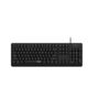 Rapoo NK1900 Wired Spill-Resistant USB Keyboard - Black