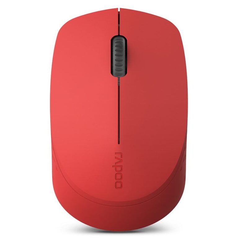 Rapoo M100 Silent Multi-Mode 1000 DPI Mouse - Red