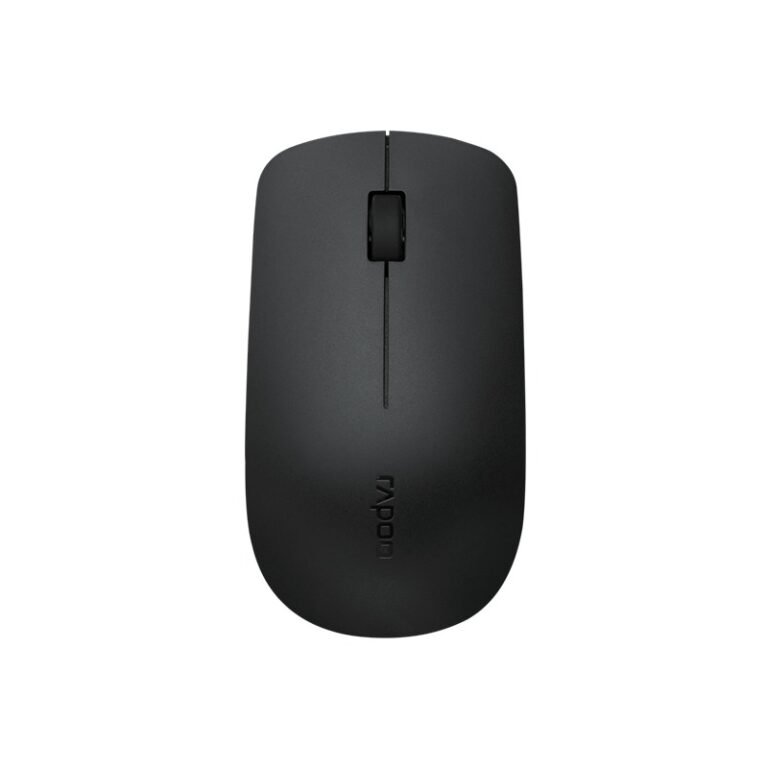 Rapoo M20 Wireless Ergonomic Adjustable DPI Mouse - Black