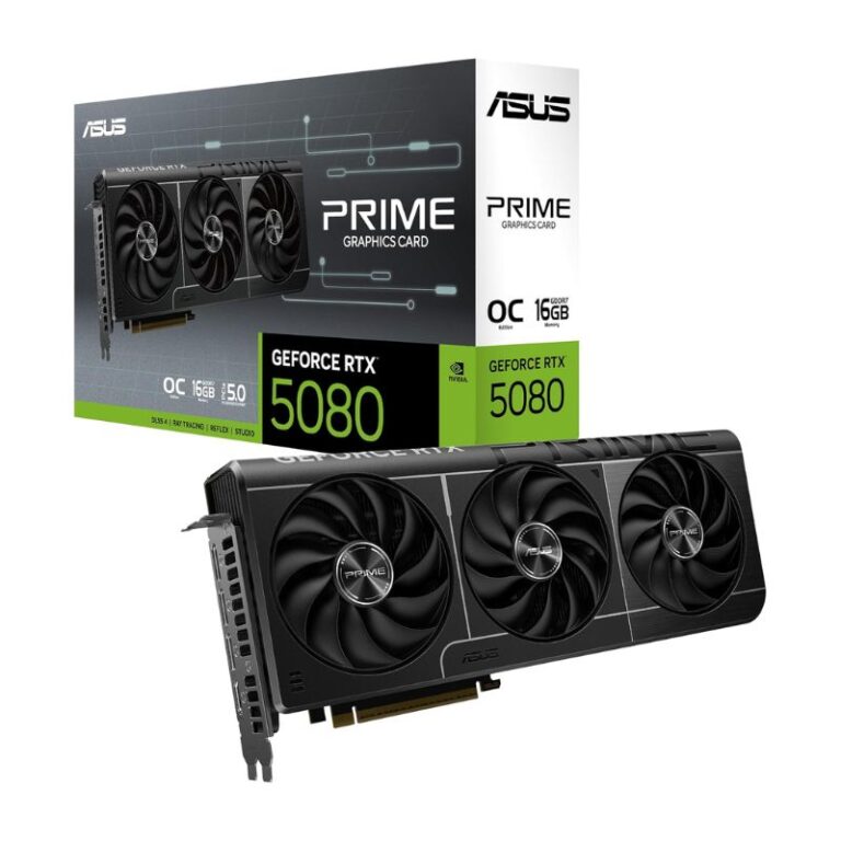 ASUS Prime GeForce RTX 5080 OC 16GB GDDR7 Graphics Card