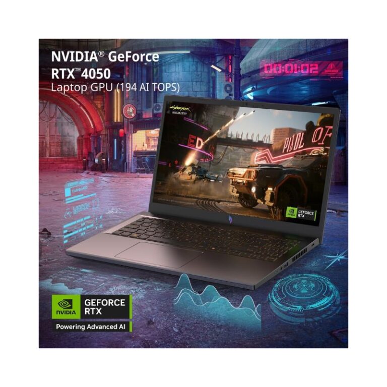 Acer Nitro V 15 ANV15-51-76ER Gaming Laptop - Intel Core i7-13620H, 16GB RAM, 512GB SSD, RTX 4050 6GB, 15.6" IPS 165Hz