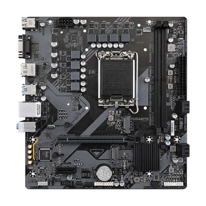 Gigabyte B760M E DDR5 Motherboard - Intel LGA 1700, B760, mATX
