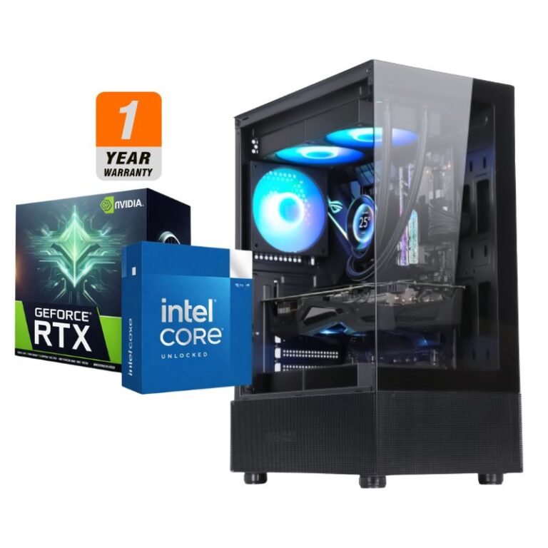 Voyager 2 Gaming PC - Intel Core i5-12400F, Galax RTX 3060 1-Click OC 12GB GDDR6, 16GB DDR4 3200MHz, 1TB NVMe SSD