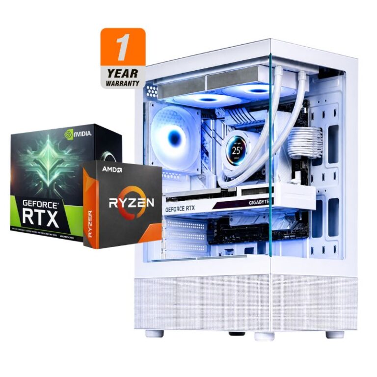 Project 404 Gaming PC (AMD Ryzen 5 5500, 16GB DDR4, 1TB NVMe SSD, RTX 5060 8GB)