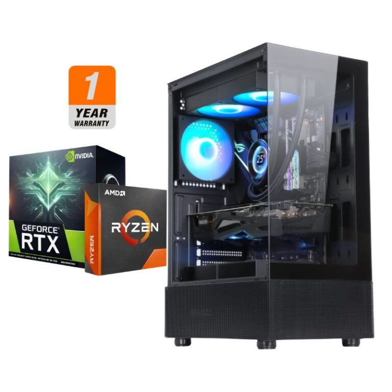 Project 404 Gaming PC (AMD Ryzen 5 5500, 16GB DDR4, 1TB NVMe SSD, RTX 5060 8GB)