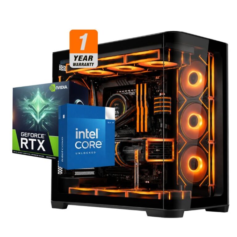 Johnny Silverhand Gaming PC - Intel Core i7-14700F, Zotac RTX 5070 SOLID OC 12GB, ANACONDA 32GB DDR5 6000MHz, 1TB NVMe SSD