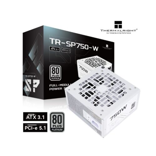 Thermalright TR-SP750W 750W 80+ Platinum Modular ATX 3.1 Power Supply - White