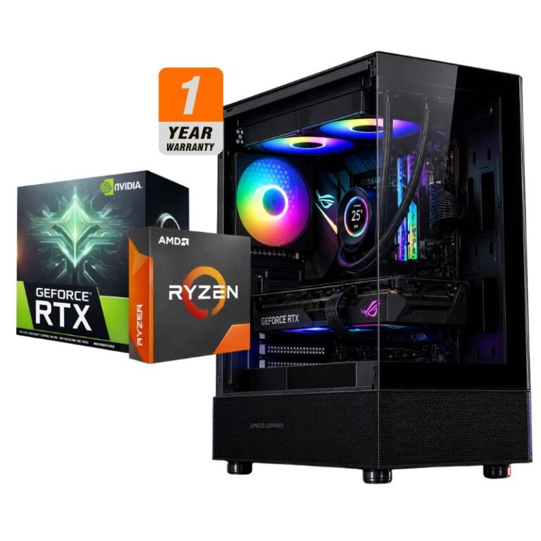 Avinchi Gaming PC - AMD Ryzen 5 7600X, GIGABYTE EAGLE 3FAN OC RTX 5060 8GB, 16GB DDR5 6000MHz, 1TB NVMe