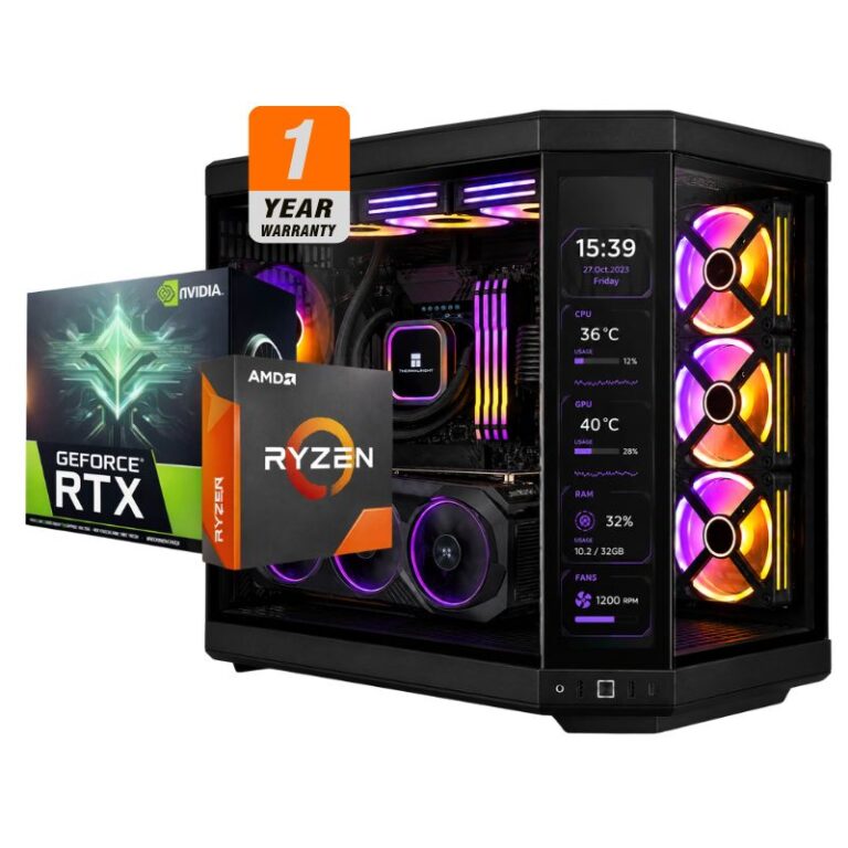 Coyote Gaming PC - AMD Ryzen 9 9950X3D, ASUS ROG Astral LC RTX 5090 OC Edition 32GB, 64GB DDR5 6000MHz, 2TB NVMe