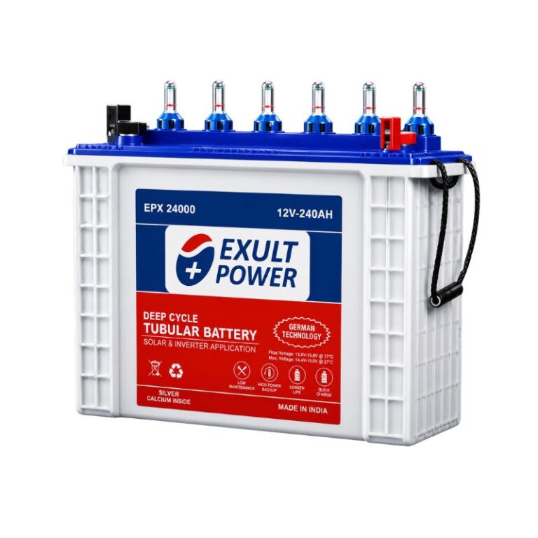 Exult Power 12V-300Ah Deep Cycle Tubular Battery